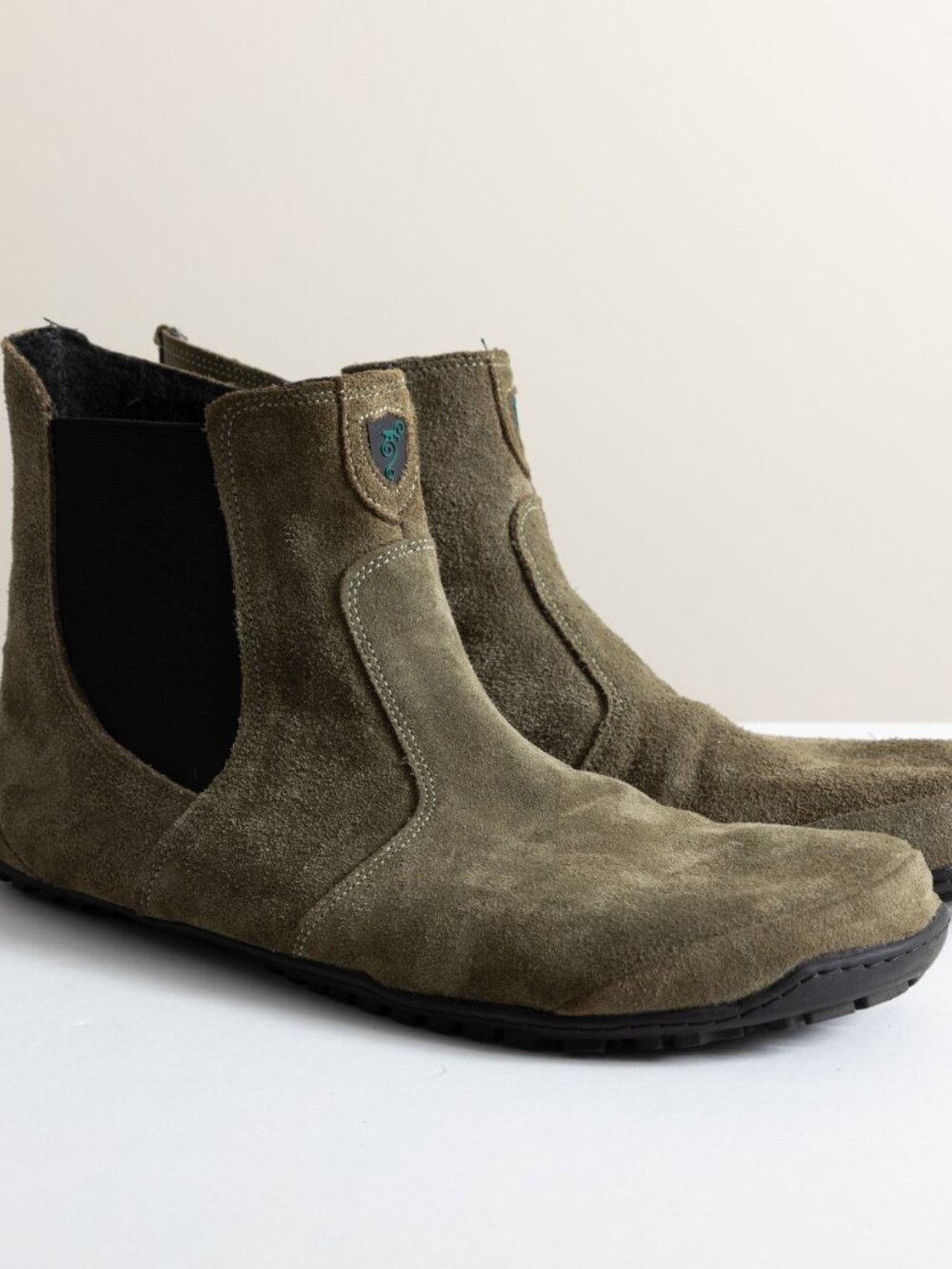 Magical Shoes Men;s Barefoot Chelsea Boots Lupino Green EU45/ US 10.5 - Picture 5 of 7